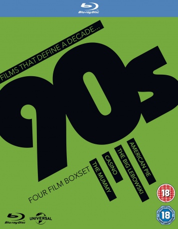 Films That Define A Decade Boxset 90 (Amercian Pie / The Big Lebowski / Casino / Mummy) [4xBlu-Ray]