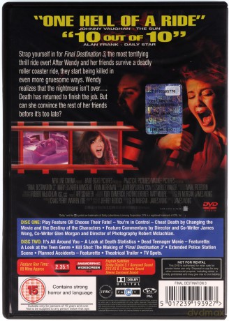 Final Destination 3 (Oszukać przeznaczenie 3) [2DVD]