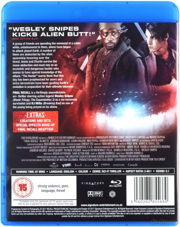 Final Recall (Zanosi się na burzę) [Blu-Ray]