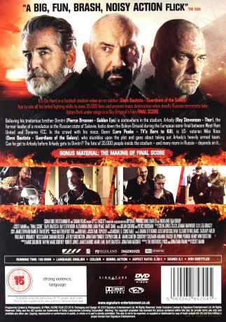 Final Score (Ostateczna rozgrywka) [DVD]