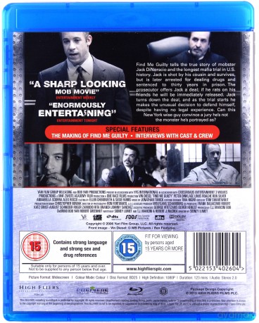 Find Me Guilty (Uznajcie mnie za winnego) [Blu-Ray]