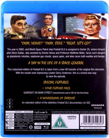 Fireball Xl5 A Day In The Life Of A Space General Blu Ray [Blu-Ray]