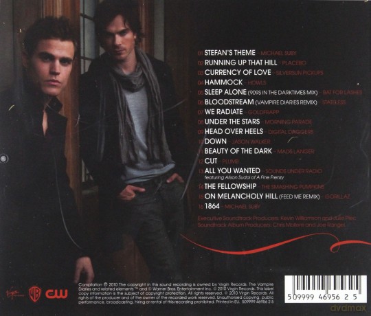 The Vampire Diaries soundtrack (Pamiętniki Wampirów) [CD]