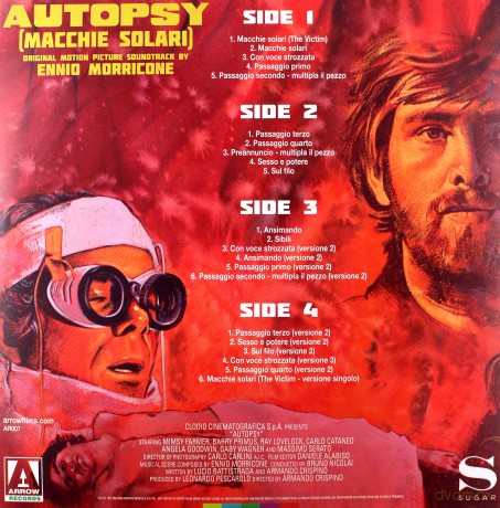 Autopsy (Macchie Solari) soundtrack (Ennio Morricone) [2xWinyl]