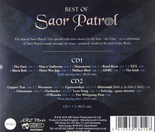 Saor Patrol: Best Of Saor Patrol - The Clans Favourites [2CD]