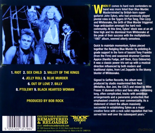 Blue Murder: Blue Murder [CD]