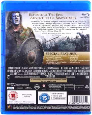 Braveheart (Braveheart - Waleczne serce) [Blu-Ray]