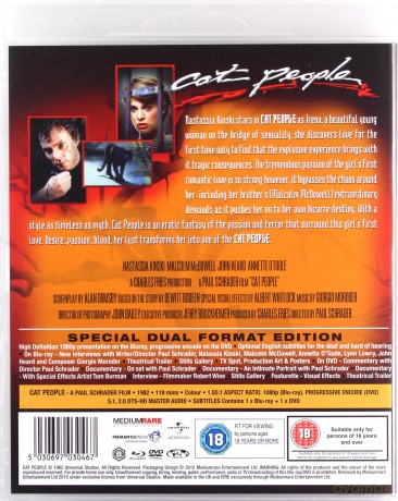 Cat People Collectors Edition (Ludzie-koty) [Blu-Ray]+[DVD]