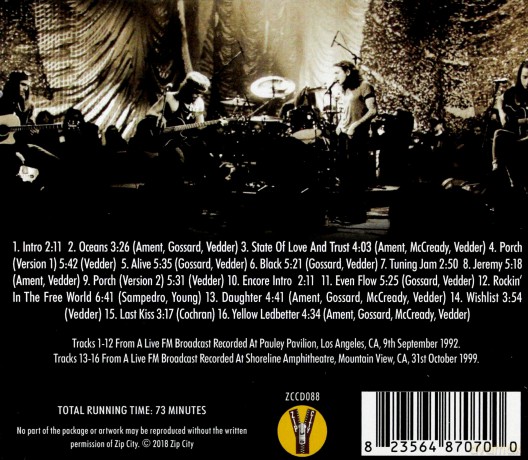 Pearl Jam: Completely Unplugged [CD]