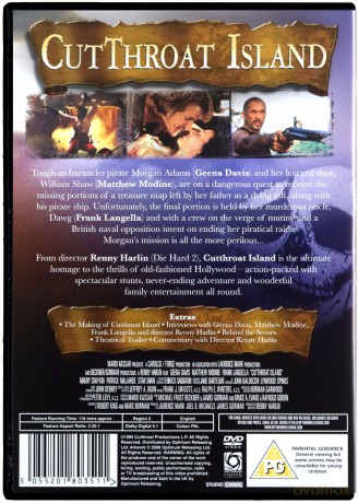 Cutthroat Island (Wyspa piratów) [DVD]