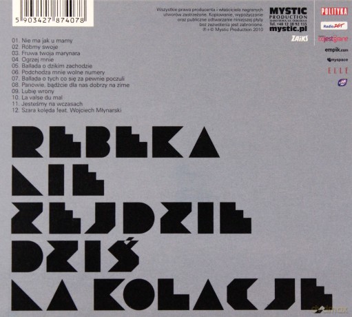 Młynarski Plays Młynarski: Rebeka Nie Zejdzie Dziś Na Kolację (digipack) [CD]