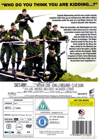 Dads Army: The Movie [DVD]