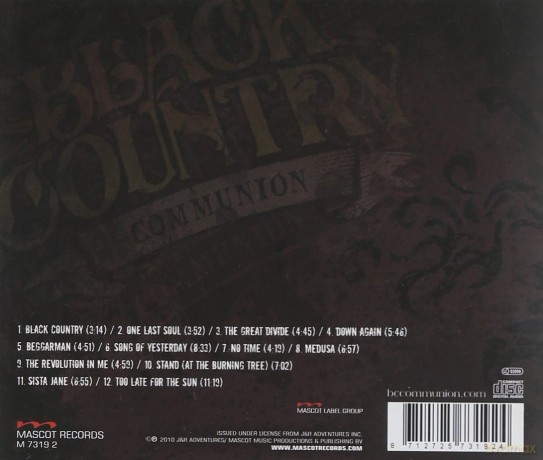 Black Country Communion: Black Country Communion [CD]
