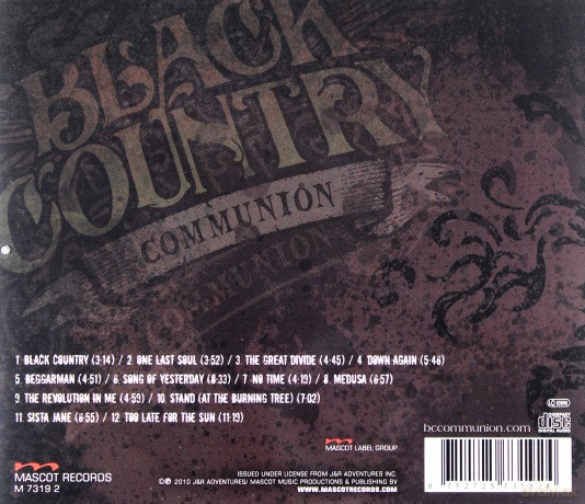 Black Country Communion: Black Country Communion [CD]