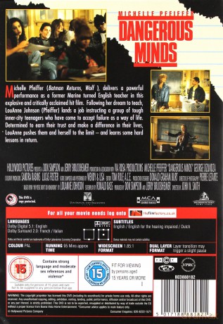Dangerous Minds (Młodzi gniewni) [DVD]