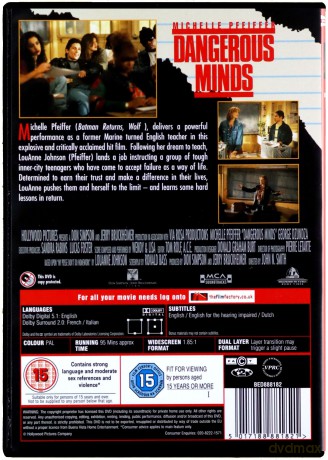 Dangerous Minds (Młodzi gniewni) [DVD]