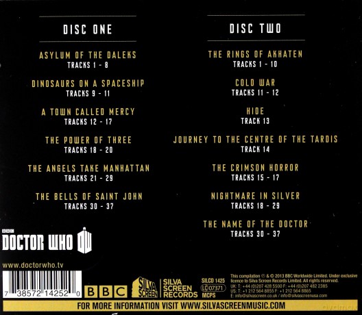 Doctor Who - Series 7 soundtrack (Murray Gold) [2CD]