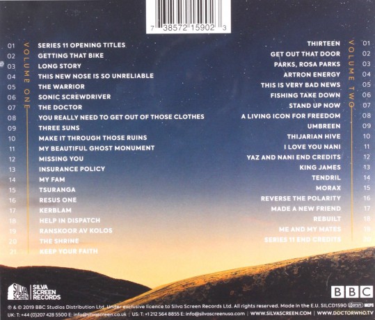 Doctor Who Series 11 soundtrack (Segun Akinola) [2CD]