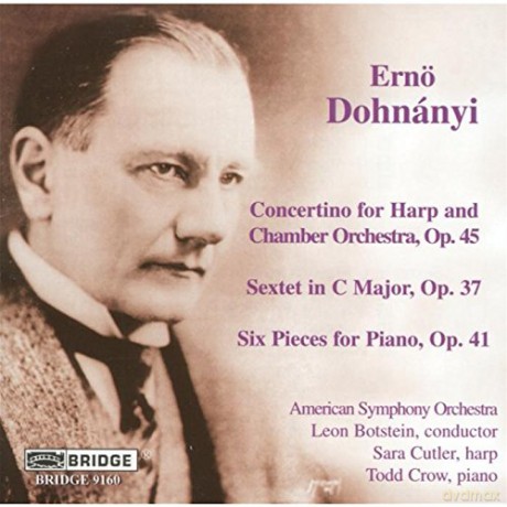 American Sym Orch: Dohnanyi Concertino Harp [CD]
