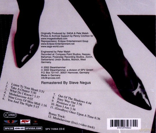 Saga: Behaviour [CD]