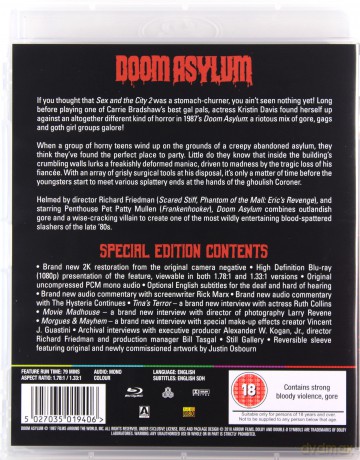 Doom Asylum (Schronienie przeznaczenia) [Blu-Ray]