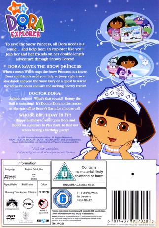 Dora Explorer Snow Princess (Dora poznaje świat) [DVD]