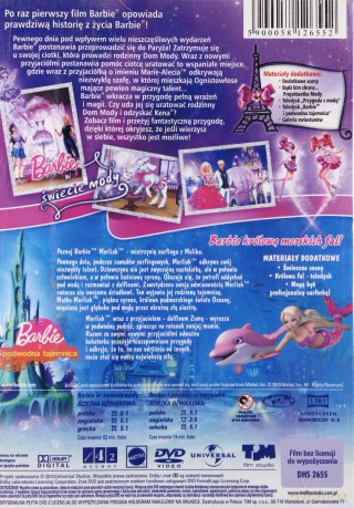 Barbie - Magiczne filmy: Barbie w świecie mody / Barbie i podwodna tajemnica BOX [2DVD]