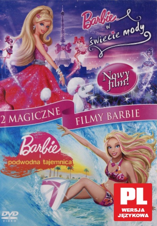 Barbie - Magiczne filmy: Barbie w świecie mody / Barbie i podwodna tajemnica BOX [2DVD]