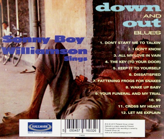 Sonny Boy Williamson: Down And Out Blues [CD]