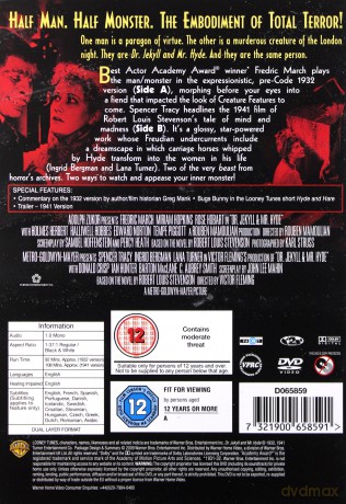 Dr Jekyll And Mr Hyde (Doktor Jekyll i pan Hyde) [DVD]