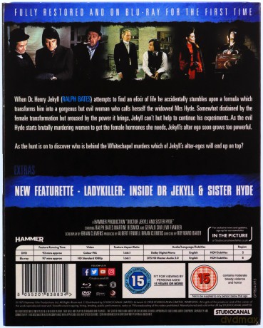 Dr. Jekyll And Sister Hyde (Doubleplay) [2xBlu-Ray]