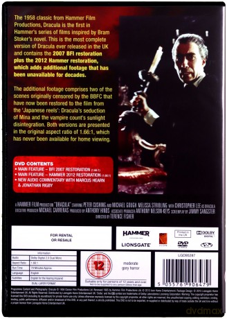 Dracula (Horror Draculi) [DVD]
