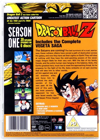 Dragon Ball Z Complete Season 1 (Episodes 1-39) [6DVD]