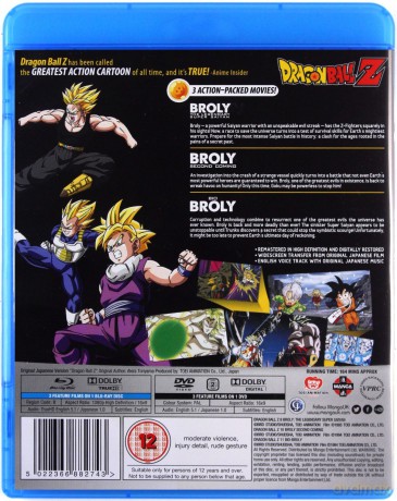 Dragon Ball Z Movie Collection Five: The Broly Trilogy [2xBlu-Ray]