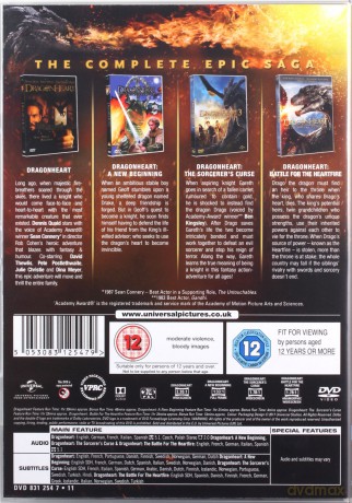 Dragonheart 4-Movie Collection [4DVD]