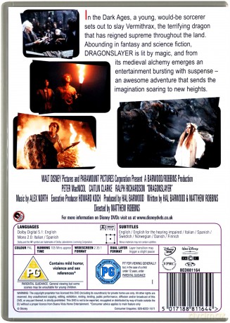 Dragonslayer (Zabójca smoków) [DVD]