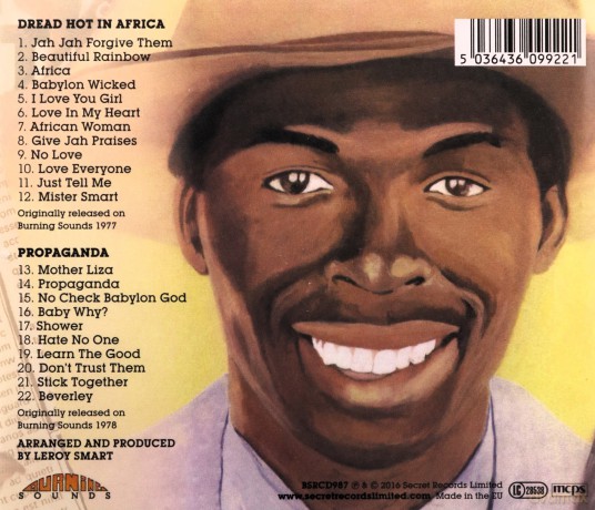 Leroy Smart: Dread Hot In Africa + Propaganda [CD]