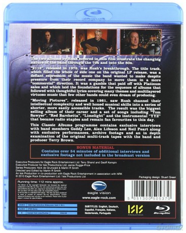 Rush: 2112 & Moving Pictures Classic Album [Blu-Ray]