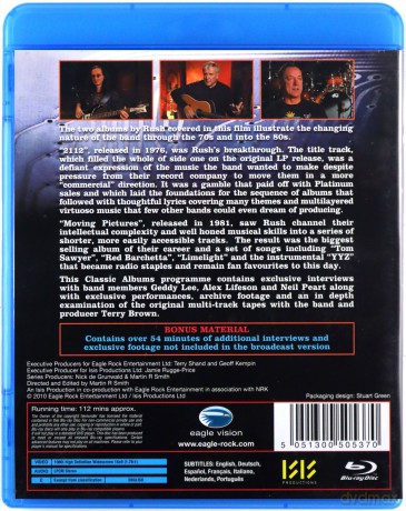 Rush: 2112 & Moving Pictures Classic Album [Blu-Ray]