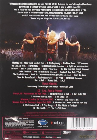 Twisted Sister: Live At Wacken [DVD]+[CD]