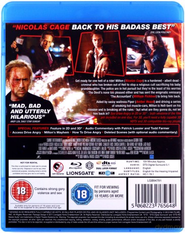 Drive Angry (Piekielna zemsta) [Blu-Ray]