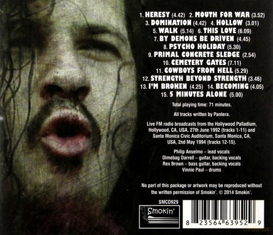 Pantera: Driven By Demons [CD]