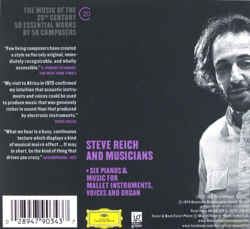 Steve Reich: Drumming [2CD]