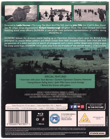 Dunkirk (Digitally Restored) (Dunkierka) [Blu-Ray]