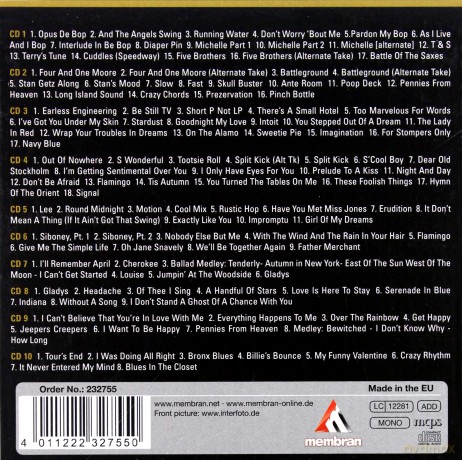 Stan Getz: Master of the sax [10CD]