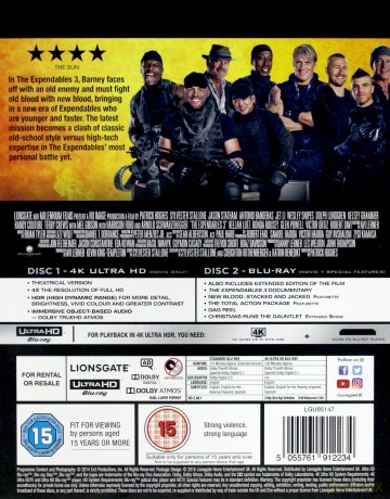 The Expendables 3 (Niezniszczalni 3) [Blu-Ray 4K]+[Blu-Ray]