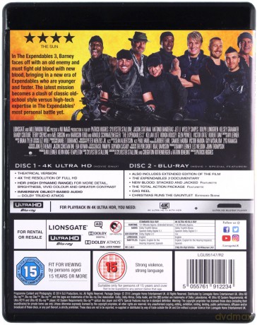 The Expendables 3 (Niezniszczalni 3) [Blu-Ray 4K]+[Blu-Ray]