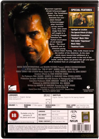End Of Days (I stanie się koniec) [DVD]