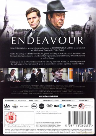 Endeavour The Pilot And Complete First Season [3DVD]