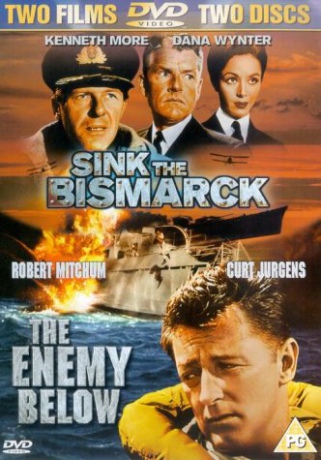 The Enemy Below / Sink the Bismarck! (Podwodny wróg / Zatopić pancernik Bismarck!) [2DVD]